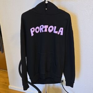 'PORTOLA 2024 Black Hoodie' Print
